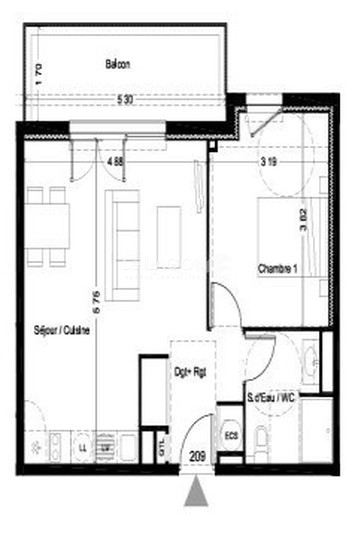 Vente appartement Saint-Cyprien  