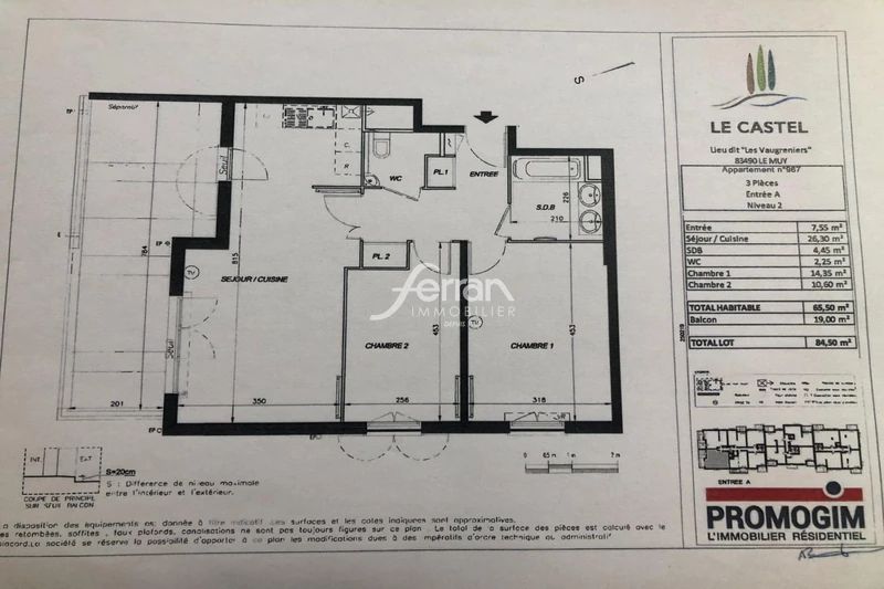 Location appartement Le Muy  