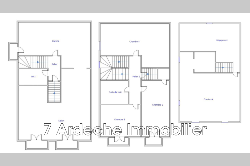 Vente maison de ville Aubenas  