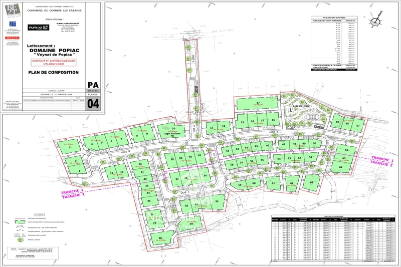 Vente terrain constructible Corbère-les-Cabanes  