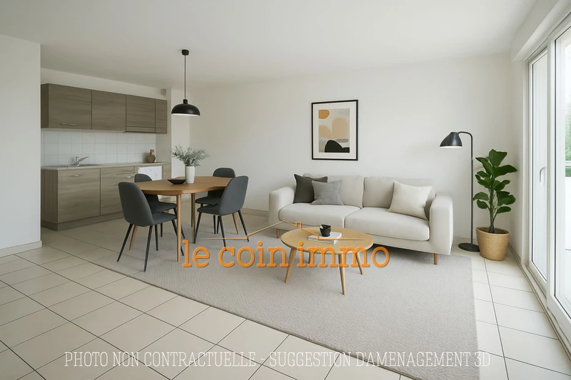 appartement  2 pièces  Antibes Combes  40 m² -   