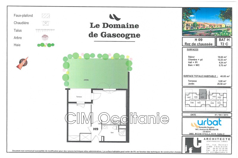 Location appartement La Salvetat-Saint-Gilles  