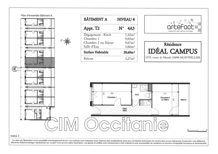 Location appartement Montpellier  