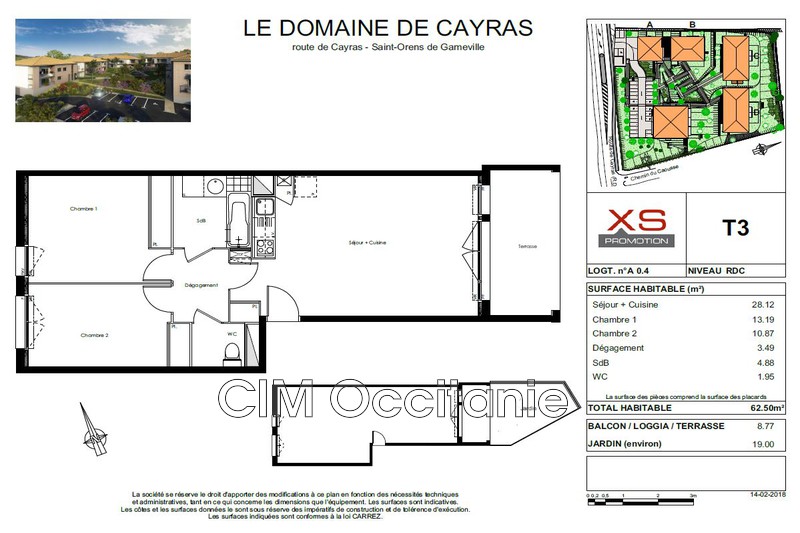 Location appartement Saint-Orens-de-Gameville  