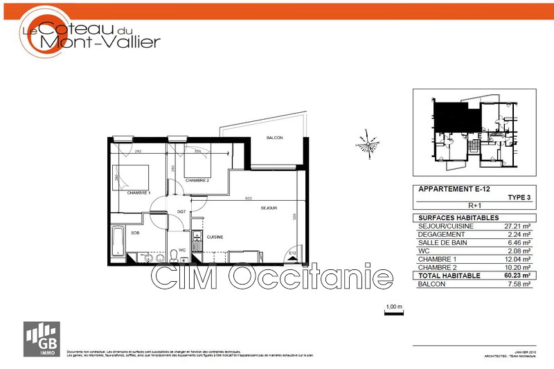 Location appartement Colomiers  