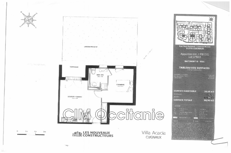 Location appartement Cugnaux  