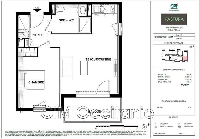 Location appartement Pibrac  
