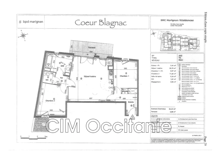 Location appartement Blagnac  