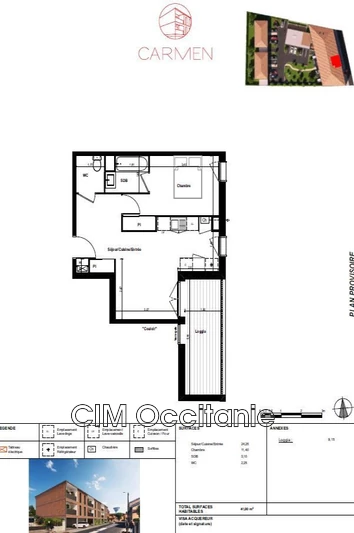 Location appartement Castelginest  