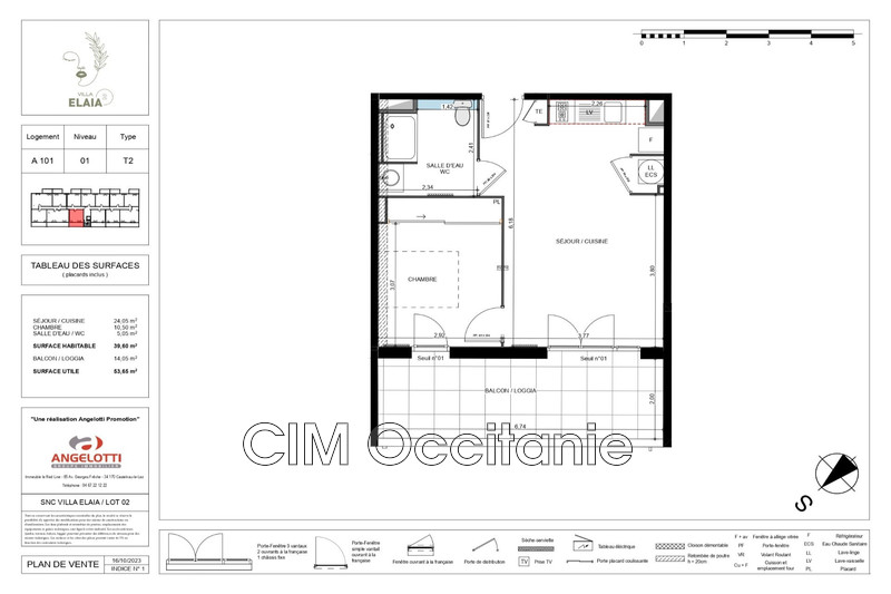 Location appartement Béziers  