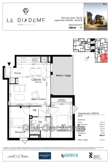 Location appartement Béziers  