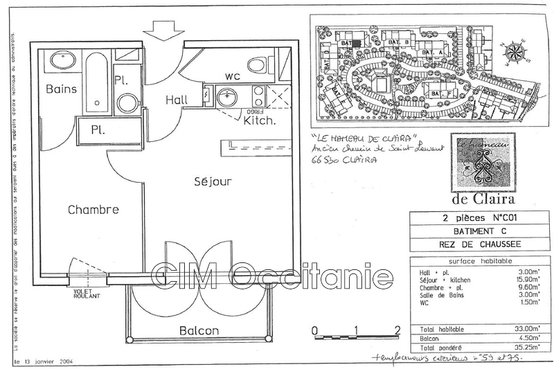 Location appartement Claira  