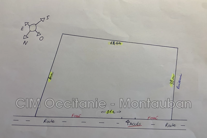 Vente terrain Nègrepelisse  