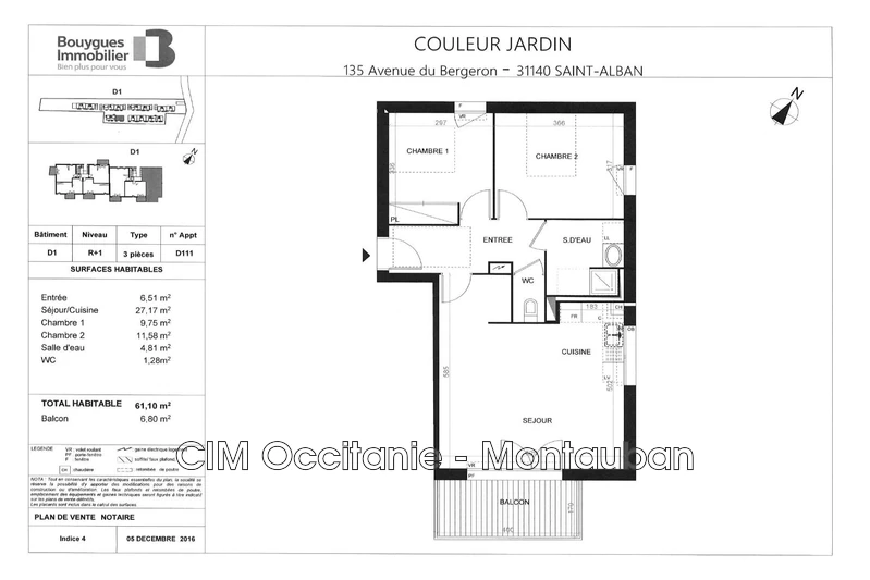 Vente appartement Saint-Alban  