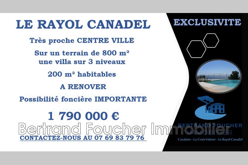 Vente maison Rayol-Canadel-sur-Mer  