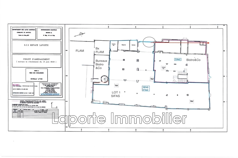 Professionnel local commercial Antibes  