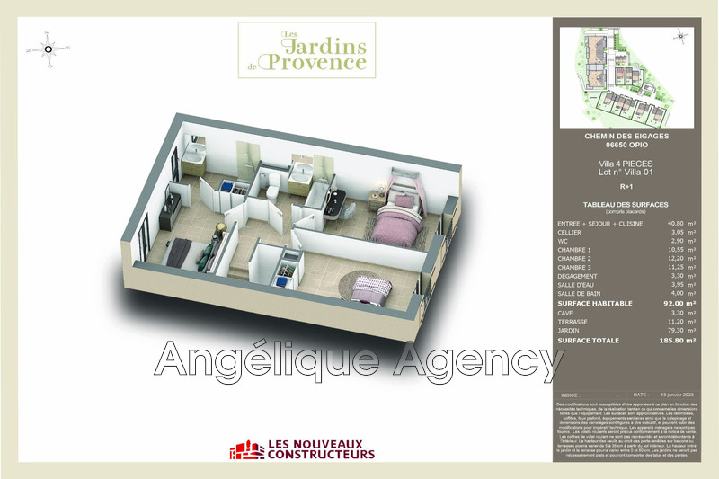 Vente maison récente Opio  