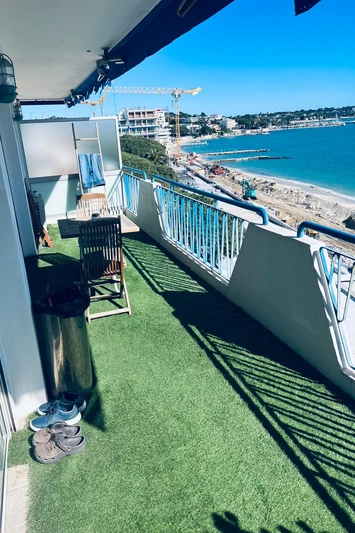 Appartement Antibes Juan front de mer,   achat appartement  3 pièces   90&nbsp;m&sup2;