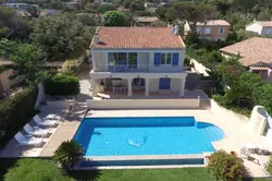 Location saisonnière Villa avec vue mer et piscine Sainte-Maxime  