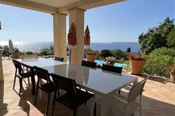 Location saisonnière Villa avec vue mer et piscine Sainte-Maxime  