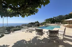 Location saisonnière Villa avec piscine et vue mer Sainte-Maxime  