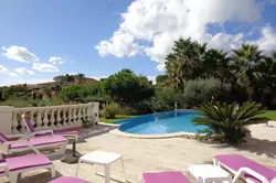 Location saisonnière Villa avec piscine et vue mer Sainte-Maxime  