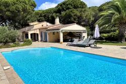 Location saisonnière Villa avec piscine Sainte-Maxime  