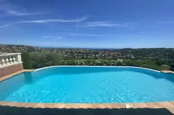 Location saisonnière Villa avec piscine et vue sur mer Sainte-Maxime  