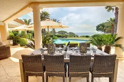 Location saisonnière Villa avec vue sur mer et piscine Sainte-Maxime  