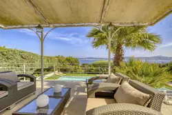 Location saisonnière Villa vue mer avec piscine Grimaud  