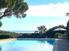 Location saisonnière Villa vue mer avec piscine Sainte-Maxime  