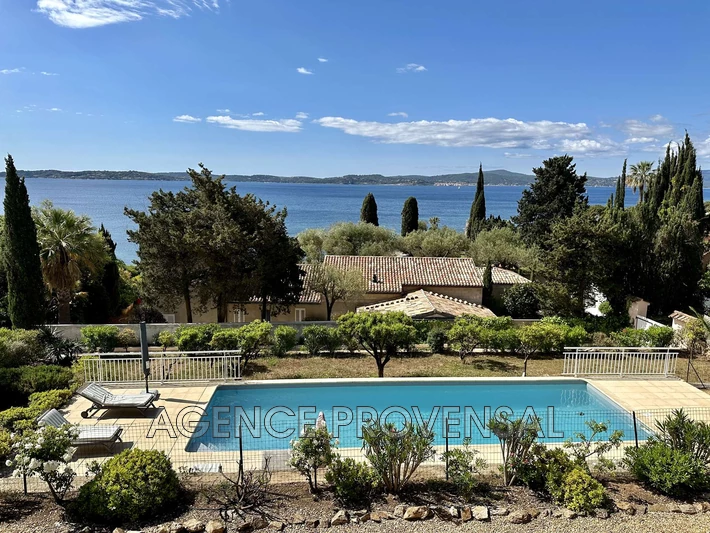 Location saisonnière Villa avec vue mer et piscine Sainte-Maxime  