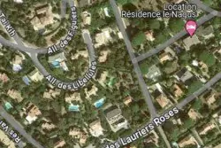Location saisonnière Maison mitoyenne Cavalaire-sur-Mer  